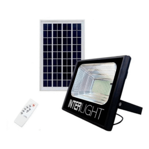Proyector LED SOLAR 60W + Panel Interlight
