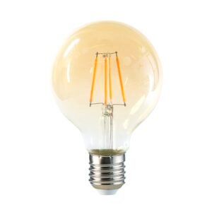 Ampolleta LED  G80 Yellow Glass E27 6W VINTAGE