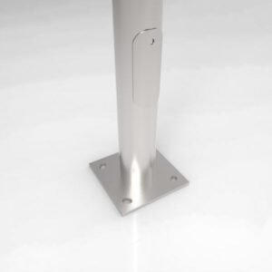 POSTE TUBULAR CONICO 12 METROS + CANASTILLO